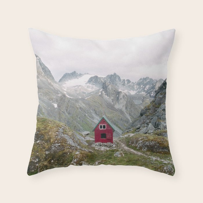 Mint Hut Throw Pillow Gallery Image 6