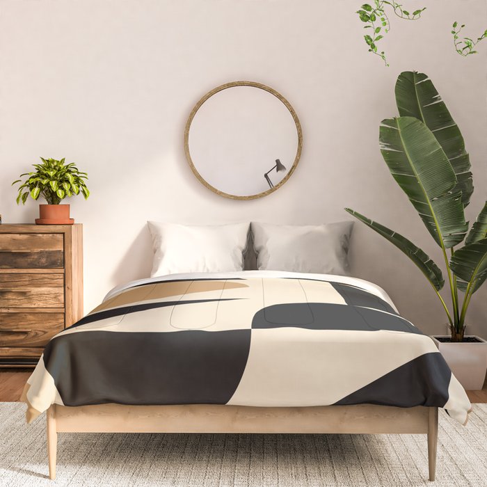 Modern geometric shapes 46 Comforter Gallery Image 3