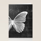 Butterfly in Black Stationery Card Gallery Image 2