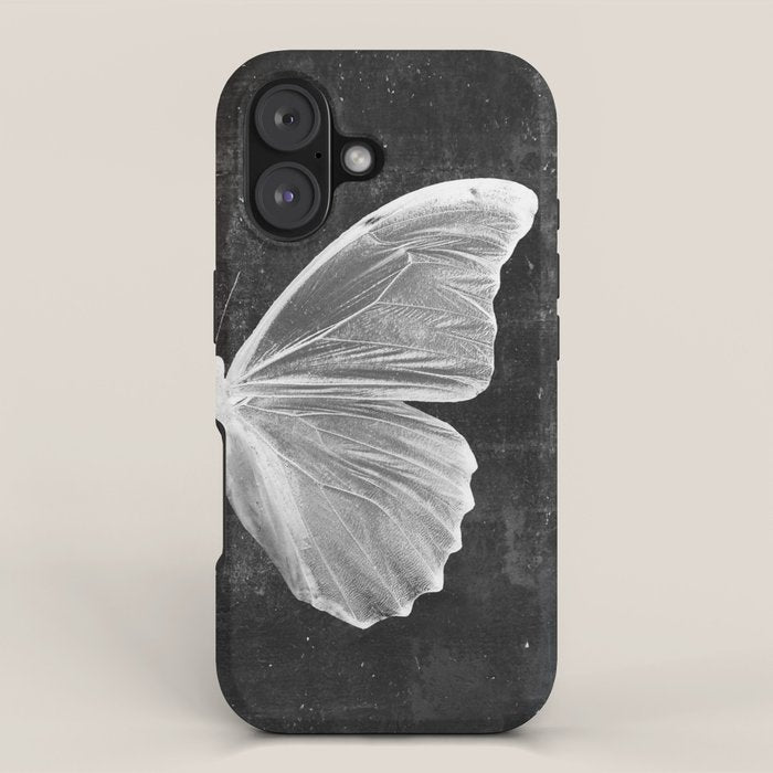 Butterfly in Black iPhone Case Gallery Image 1
