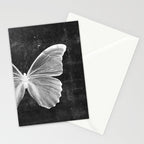 Butterfly in Black Stationery Card Gallery Image 2