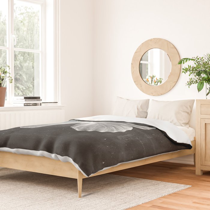 Butterfly in Black Duvet Cover Gallery Image 2