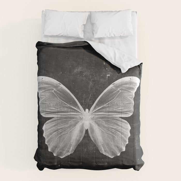 Butterfly in Black Comforter Gallery Image 1