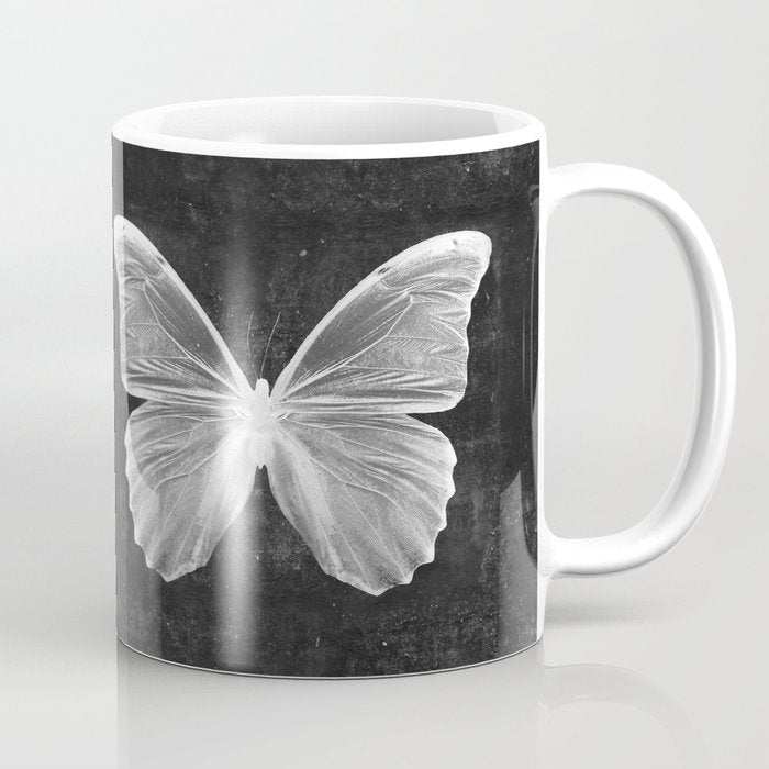 Butterfly in Black Coffee Mug Gallery Image 1