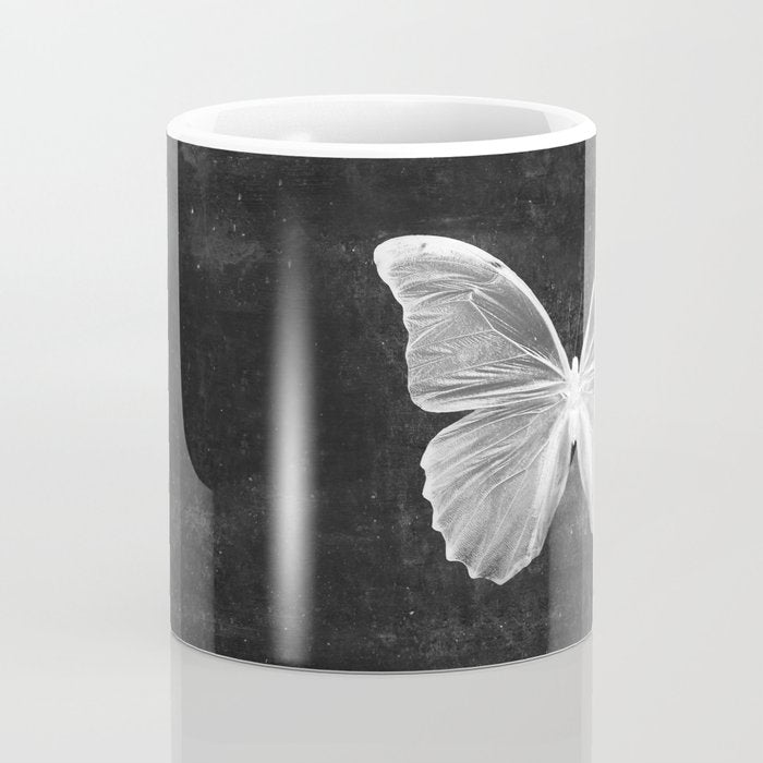 Butterfly in Black Coffee Mug Gallery Image 4
