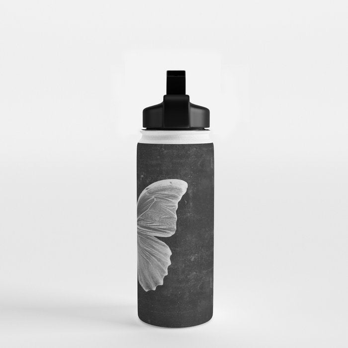 Butterfly in Black Water Bottle Gallery Image 2