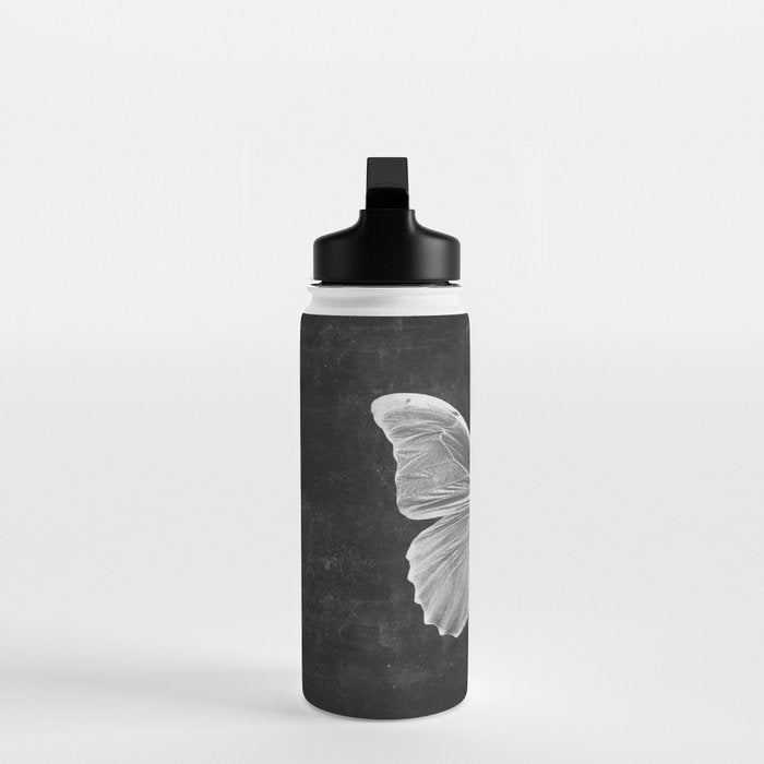Butterfly in Black Water Bottle Gallery Image 3