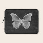 Butterfly in Black Laptop Sleeve Gallery Image 1
