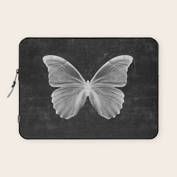 Butterfly in Black Laptop Sleeve Gallery Image 1
