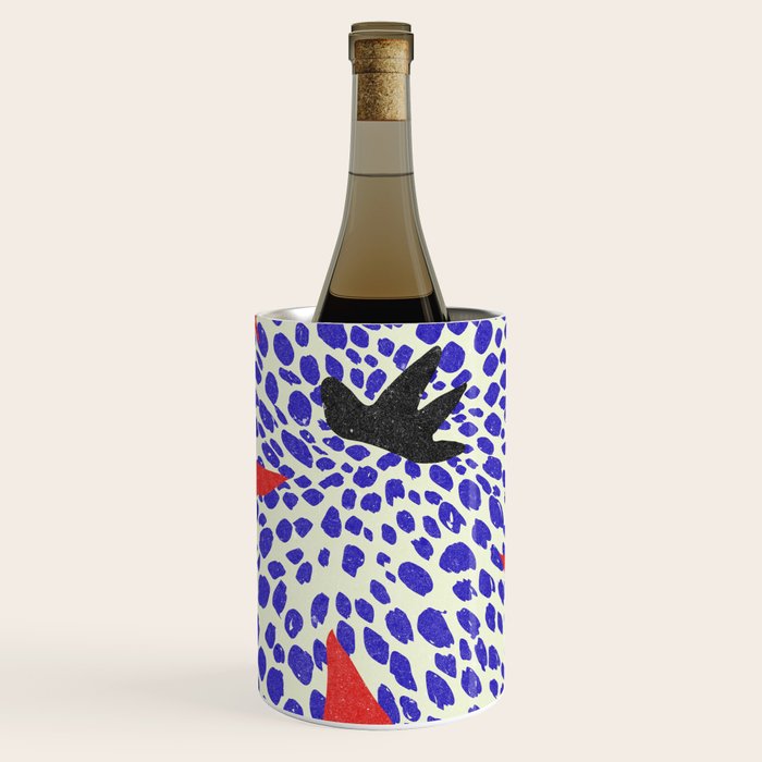 Paris Flower Market\ Modern art Wine Chiller Gallery Image 1