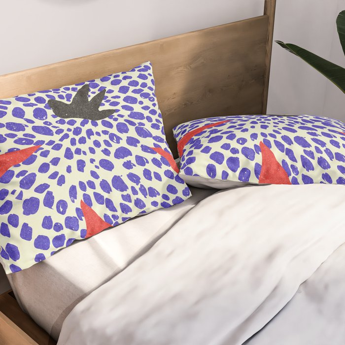 Paris Flower Market\ Modern art Pillow Sham Gallery Image 2