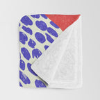 Paris Flower Market\ Modern art Throw Blanket Gallery Image 3