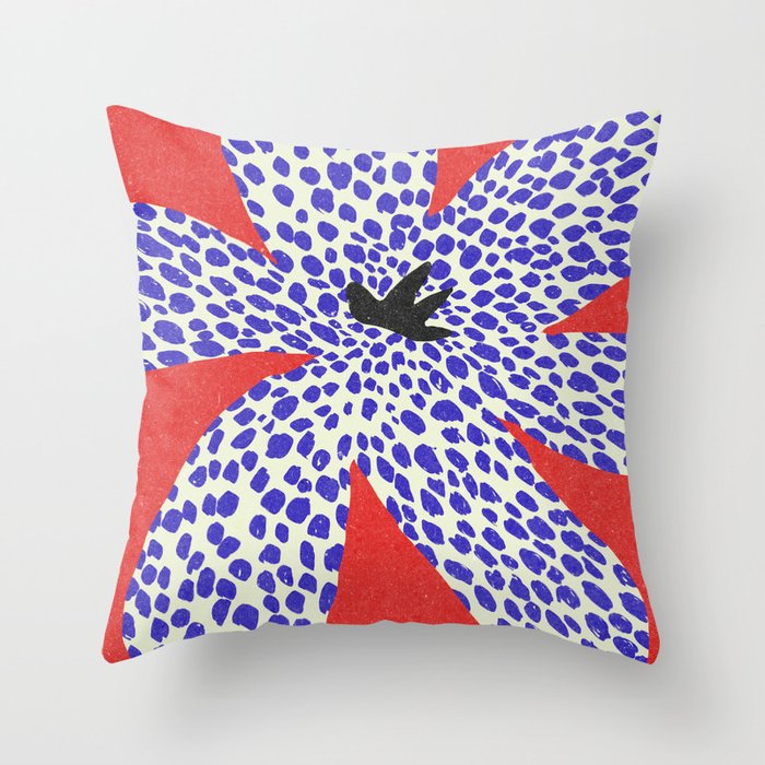 Paris Flower Market\ Modern art Throw Pillow Gallery Image 6