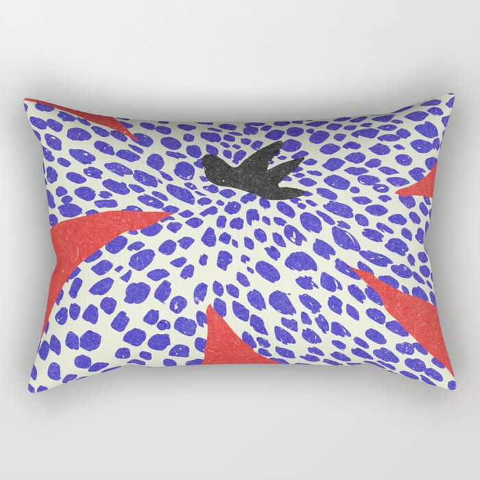 Paris Flower Market\ Modern art Rectangular Pillow Gallery Image 2