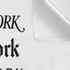 I Heart New York City Black and White New York Poster I Love NYC Design black-white home wall decor Wall Tapestry Gallery Image 3