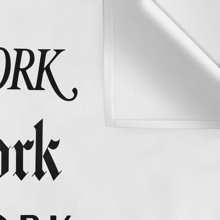 I Heart New York City Black and White New York Poster I Love NYC Design black-white home wall decor Wall Tapestry Gallery Image 3