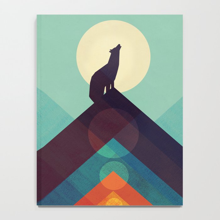 Howling Wild Wolf Notebook Gallery Image 4