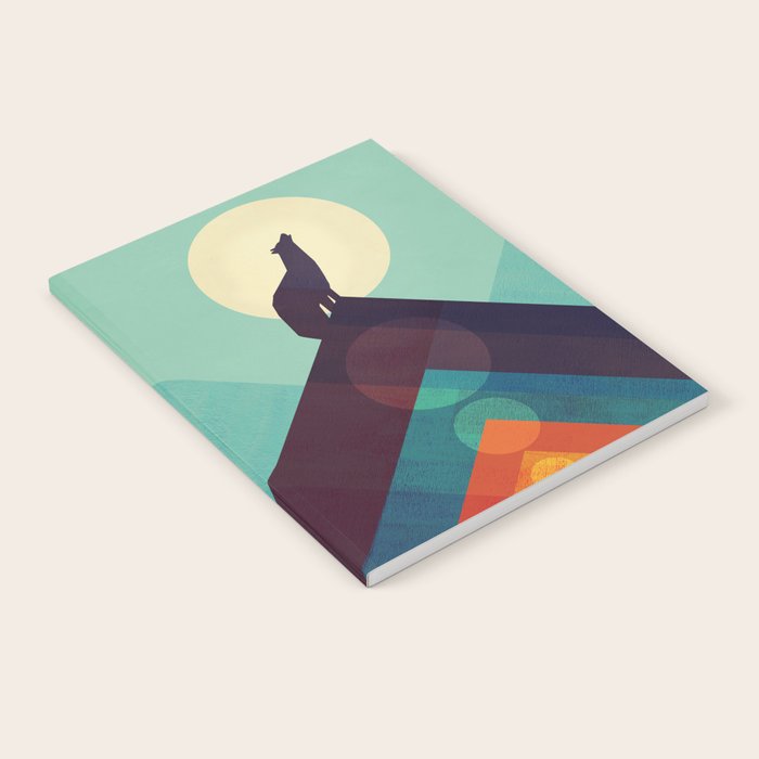 Howling Wild Wolf Notebook Gallery Image 2