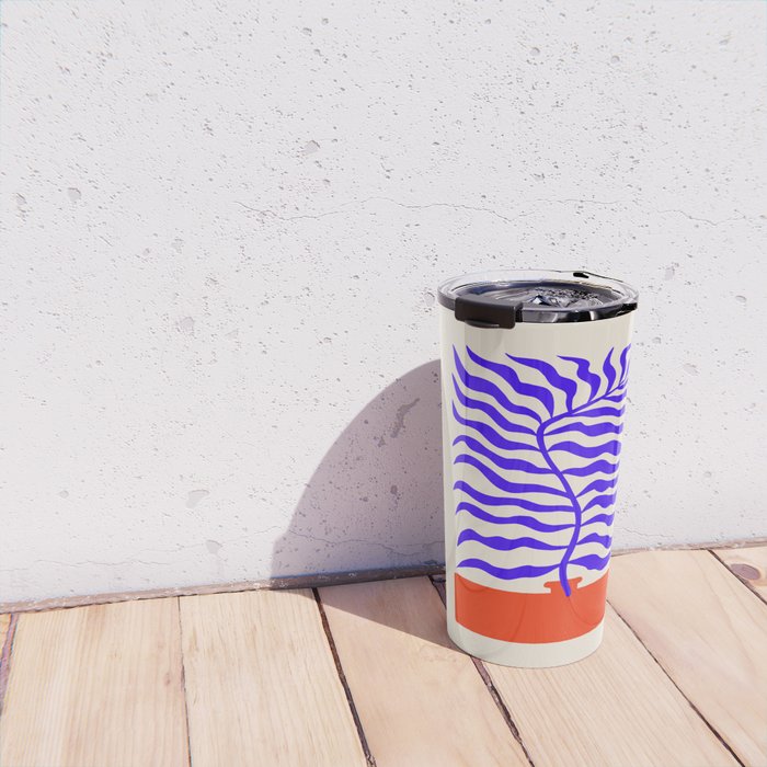 Wild Leaves: Matisse Edition Travel Mug Gallery Image 4
