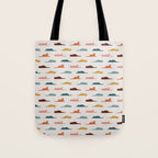 Lazy Cat Pattern Tote Bag Gallery Image 1