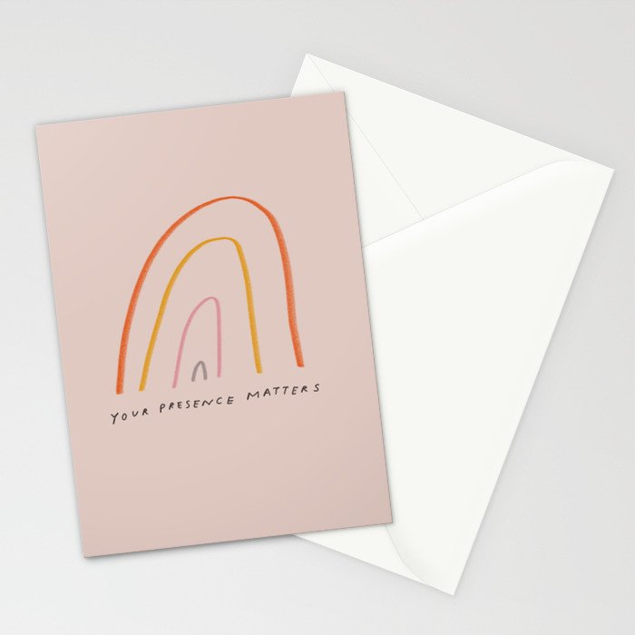 "Your Presence Matters" Stationery Card Gallery Image 2