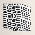 Abstract black and white symbol art pattern Wrapping Paper Gallery Image 3