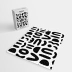 Abstract black and white symbol art pattern Jigsaw Puzzle Gallery Image 2