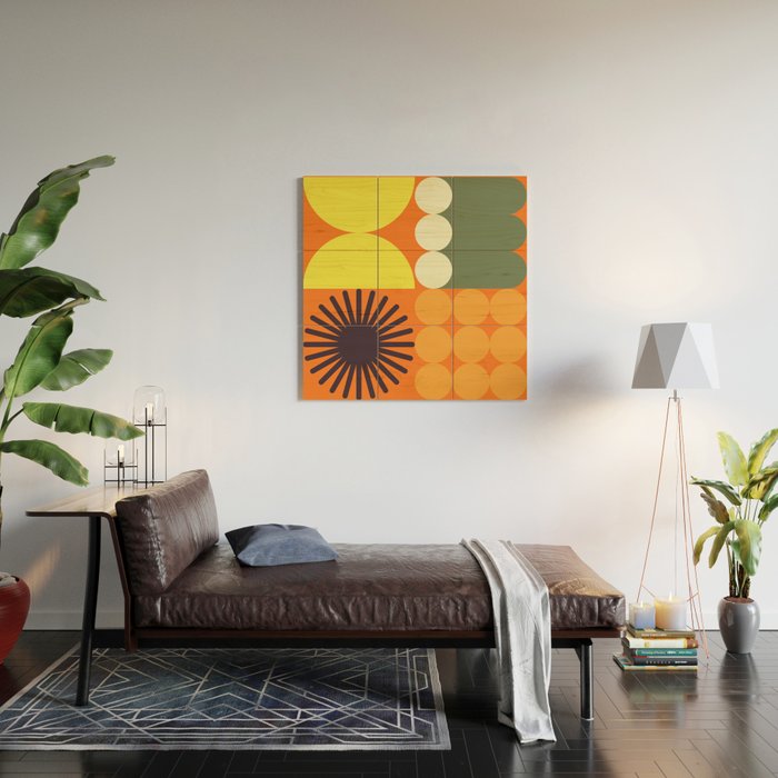 Retro 18C Wood Wall Art Gallery Image 2
