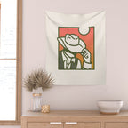 Sunset Cowboy Wall Tapestry Gallery Image 2