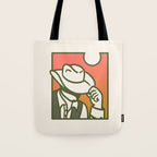 Sunset Cowboy Tote Bag Gallery Image 1