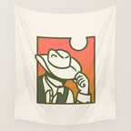 Sunset Cowboy Wall Tapestry Gallery Image 4