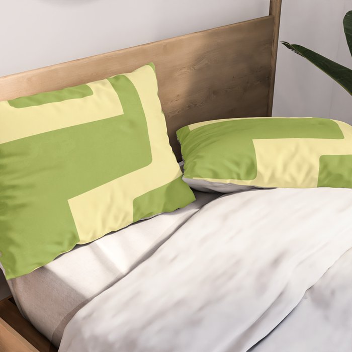 Modern Abstract Minimal Shapes 148 Pillow Sham Gallery Image 2