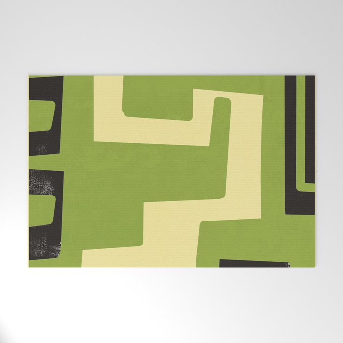 Modern Abstract Minimal Shapes 148 Welcome Mat Gallery Image 1