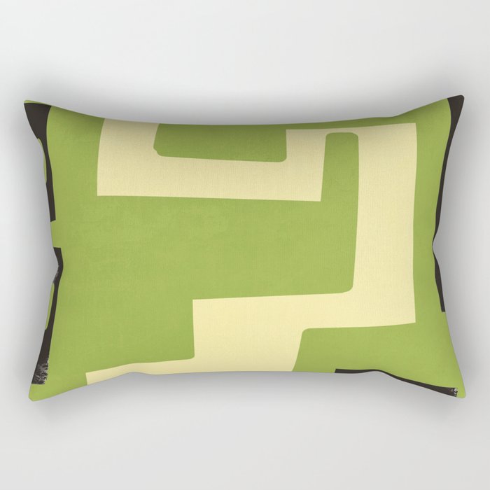 Modern Abstract Minimal Shapes 148 Rectangular Pillow Gallery Image 2