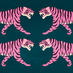 Fierce: Night Race Pink Tiger Edition Coffee Mug Gallery Image 2