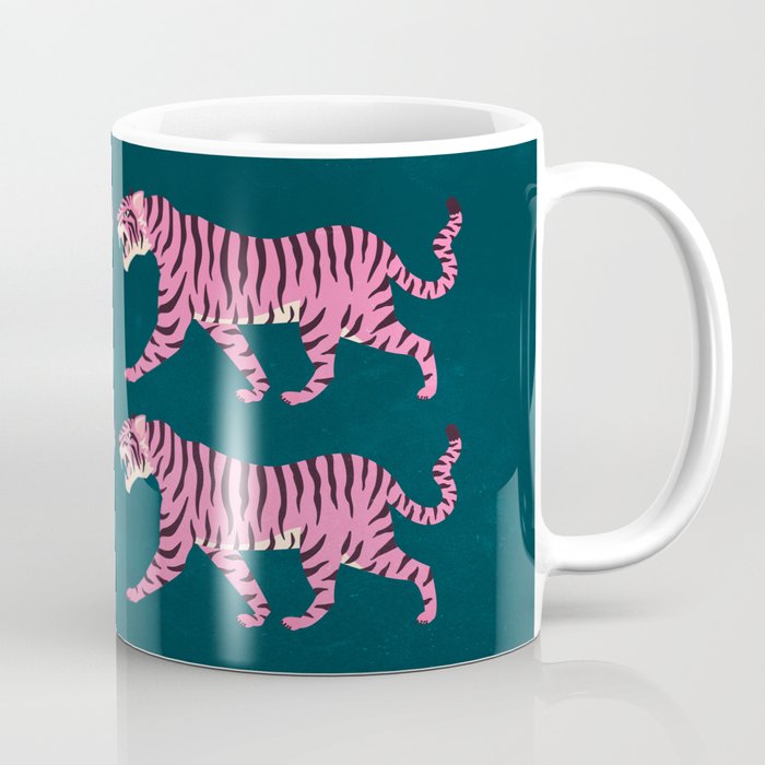 Fierce: Night Race Pink Tiger Edition Coffee Mug Gallery Image 1