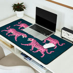 Fierce: Night Race Pink Tiger Edition Desk Mat Gallery Image 2