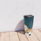 Teagan - Corgi Welsh Corgi gift phone case design for pet lovers and dog people Travel Mug Gallery Image 4