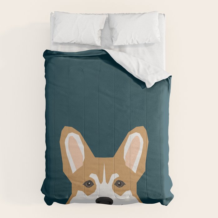 Teagan - Corgi Welsh Corgi gift phone case design for pet lovers and dog people Comforter Gallery Image 1