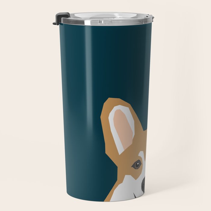 Teagan - Corgi Welsh Corgi gift phone case design for pet lovers and dog people Travel Mug Gallery Image 3
