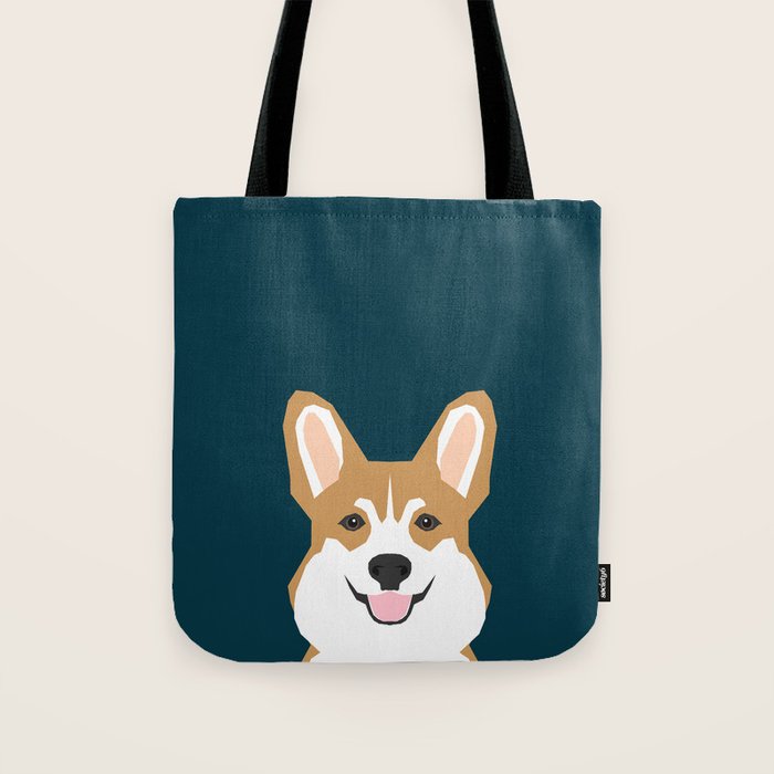 Teagan - Corgi Welsh Corgi gift phone case design for pet lovers and dog people Tote Bag Gallery Image 1