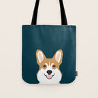 Teagan - Corgi Welsh Corgi gift phone case design for pet lovers and dog people Tote Bag Gallery Image 1