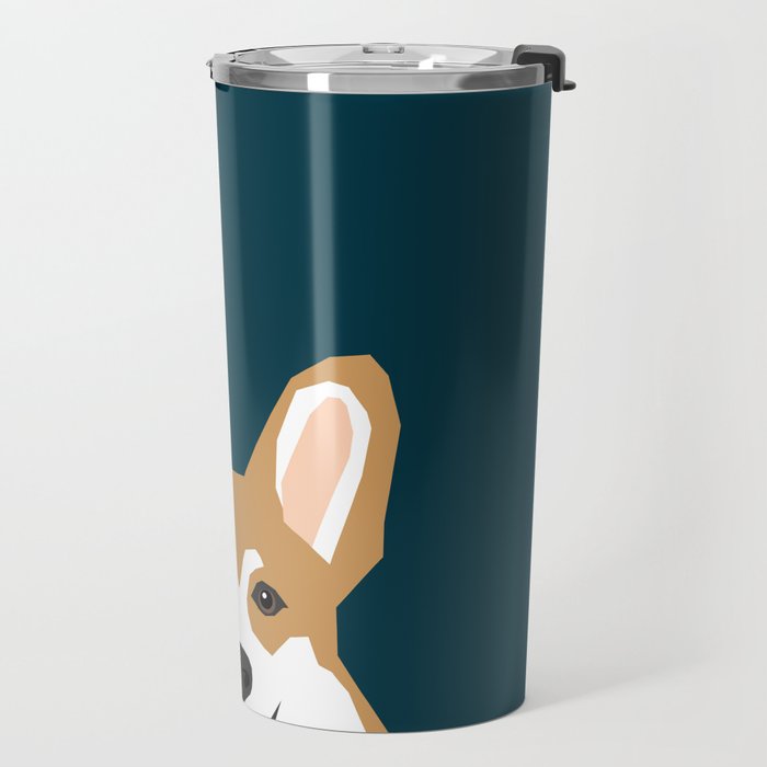 Teagan - Corgi Welsh Corgi gift phone case design for pet lovers and dog people Travel Mug Gallery Image 2