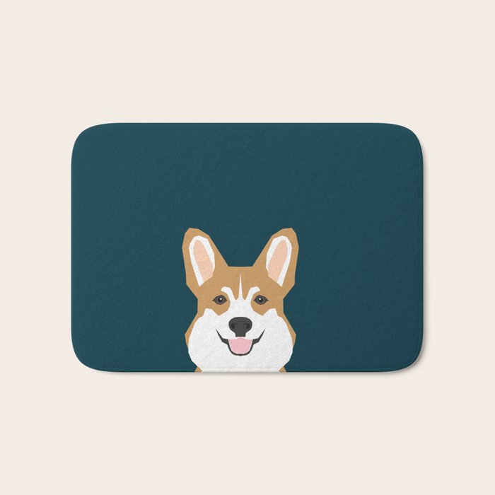 Teagan - Corgi Welsh Corgi gift phone case design for pet lovers and dog people Bath Mat Gallery Image 1