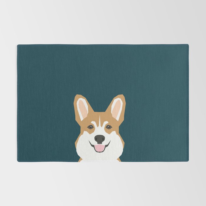 Teagan - Corgi Welsh Corgi gift phone case design for pet lovers and dog people Rug Gallery Image 2