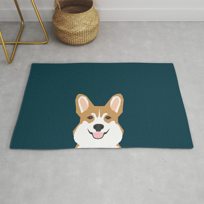 Teagan - Corgi Welsh Corgi gift phone case design for pet lovers and dog people Rug Gallery Image 1