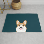 Teagan - Corgi Welsh Corgi gift phone case design for pet lovers and dog people Rug Gallery Image 1