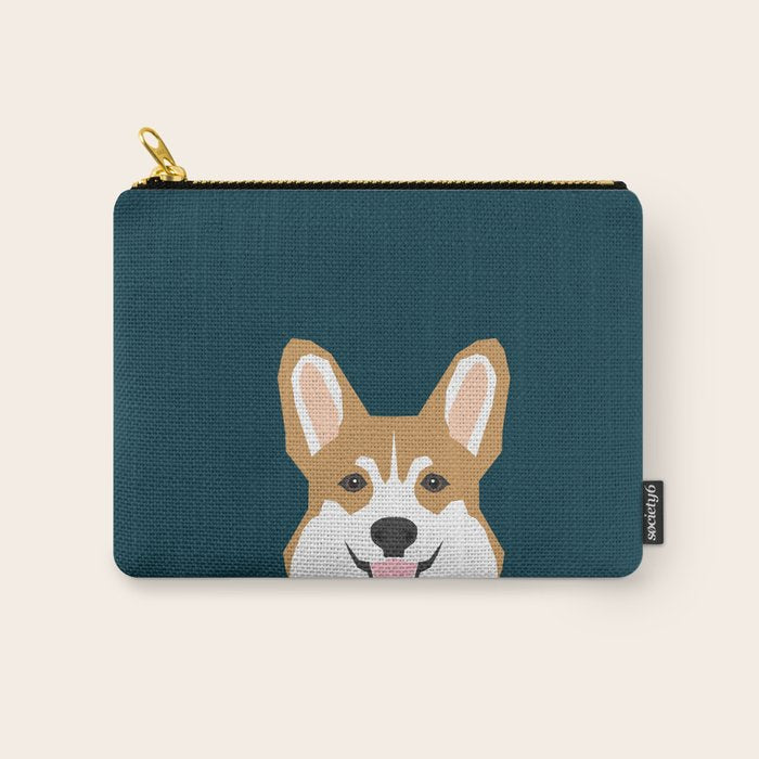 Teagan - Corgi Welsh Corgi gift phone case design for pet lovers and dog people Carry All Pouch Gallery Image 1