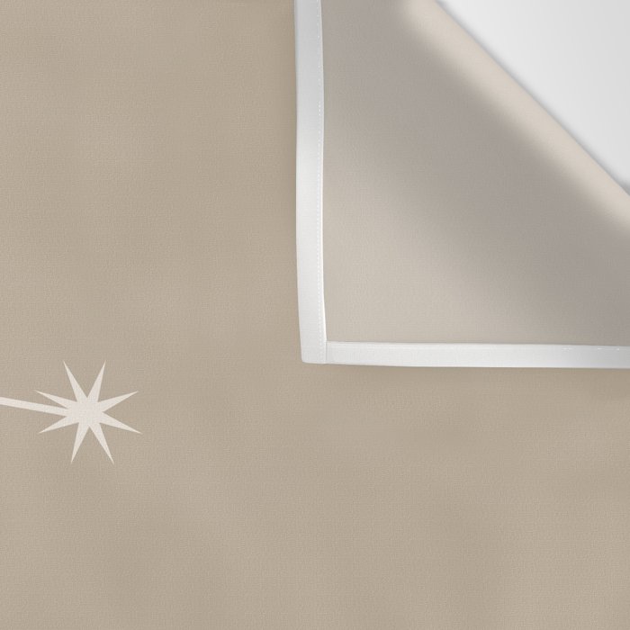 Gemini Zodiac Star Constellation Line Art Beige Wall Tapestry Gallery Image 3