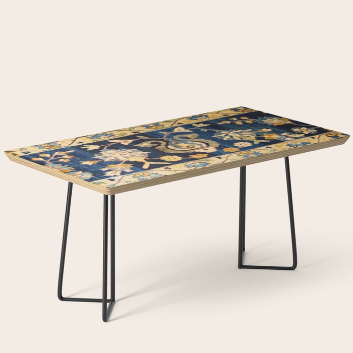 Mahal Floral Vintage Persian Runner Rug Print Coffee Table Gallery Image 1